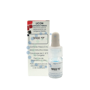 TIFICO O ANTIGENOS FEBRILES FCO. 5 ML MARCA LICON