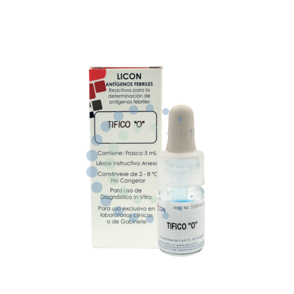 TIFICO O ANTIGENOS FEBRILES FCO. 5 ML MARCA LICON