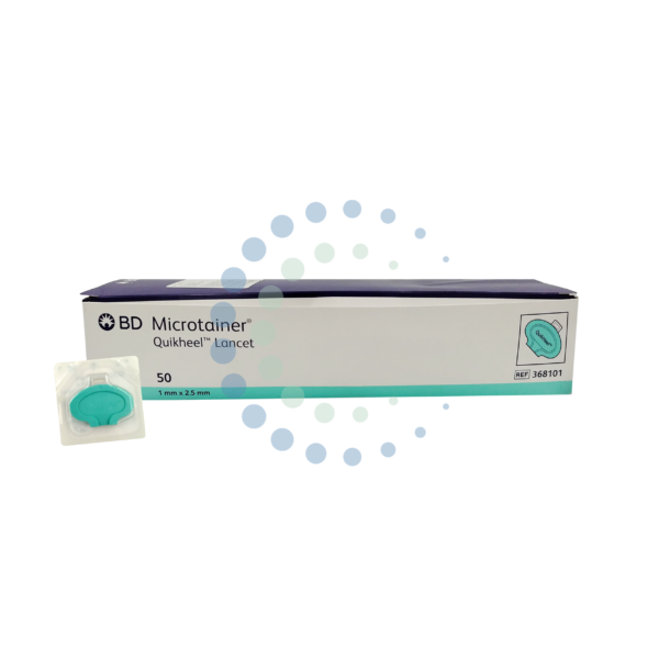 LANCET QUIKHEEL TEAL 1.0MMX2.5MM